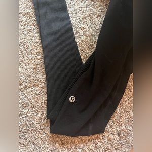 Lululemon High Rise Full Length Ribbed Leggings